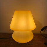 Mushroom lamp polished glass