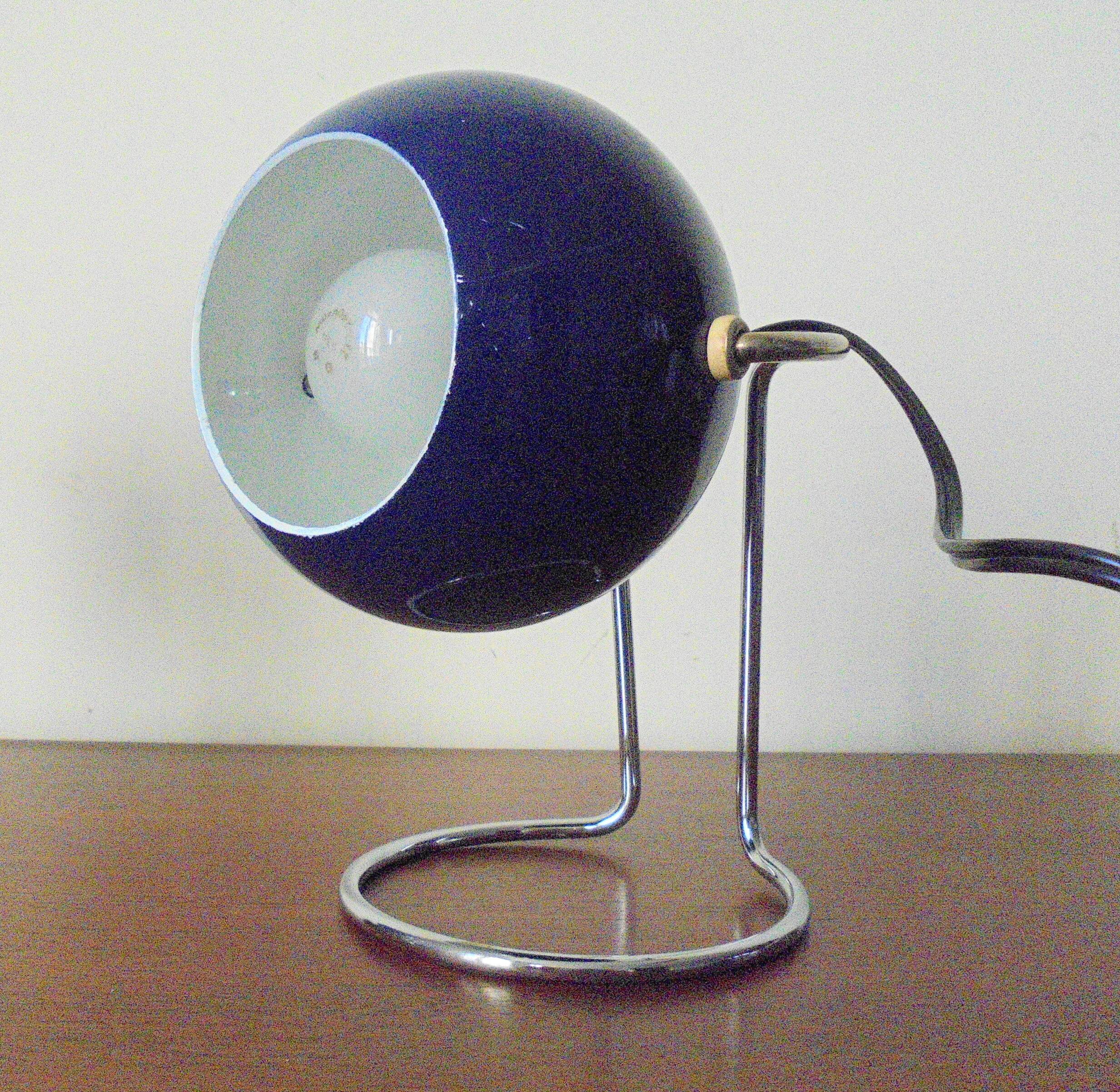 Pair of Eyeball bedside lamps from the 70s