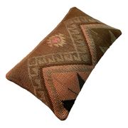 Housse de coussin vintage turque faite à la main, 30 x 50 cm