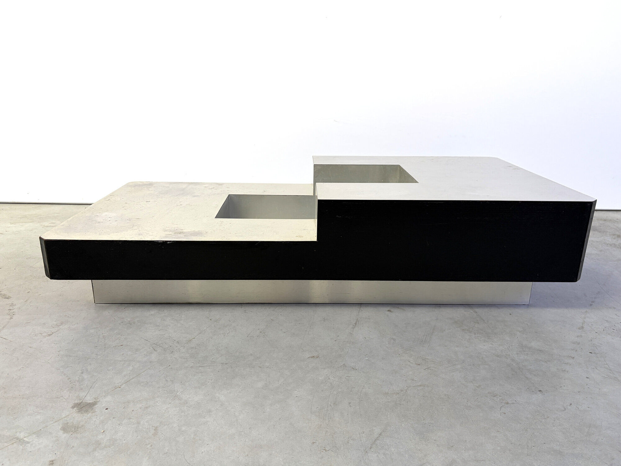 Vintage coffee table by Willy Rizzo, 1970s