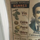 Educational panel "Alcohol is the enemy" 1910