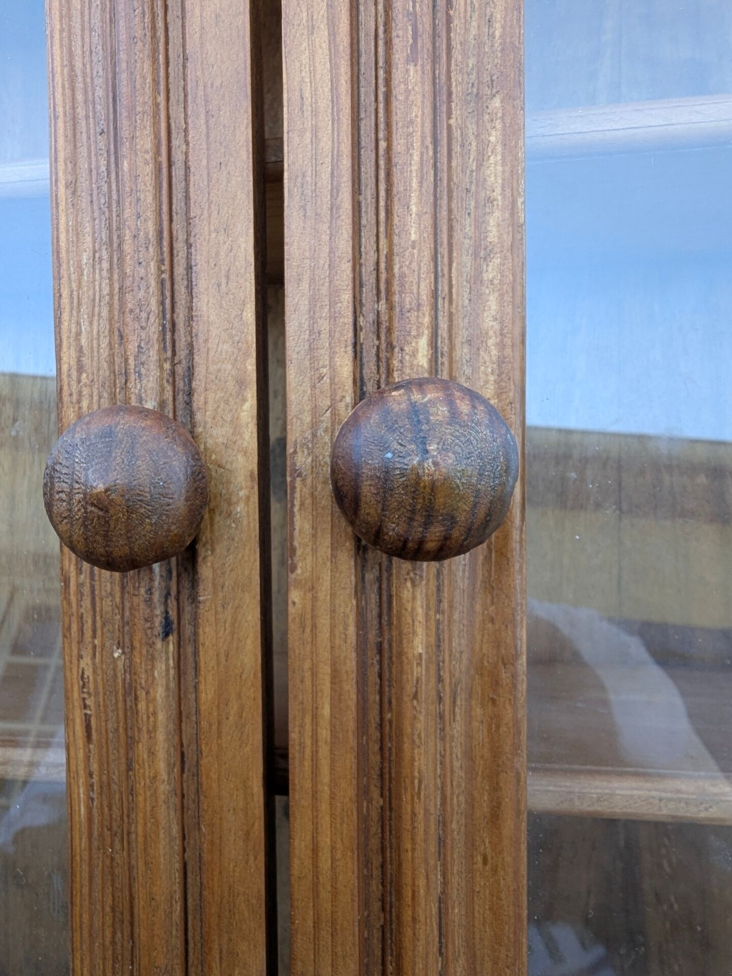 Small Wall Display Cabinet Pine Chalet Mountain Vintage Decor 60s 70s