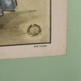 Rectangular educational poster, Brittany