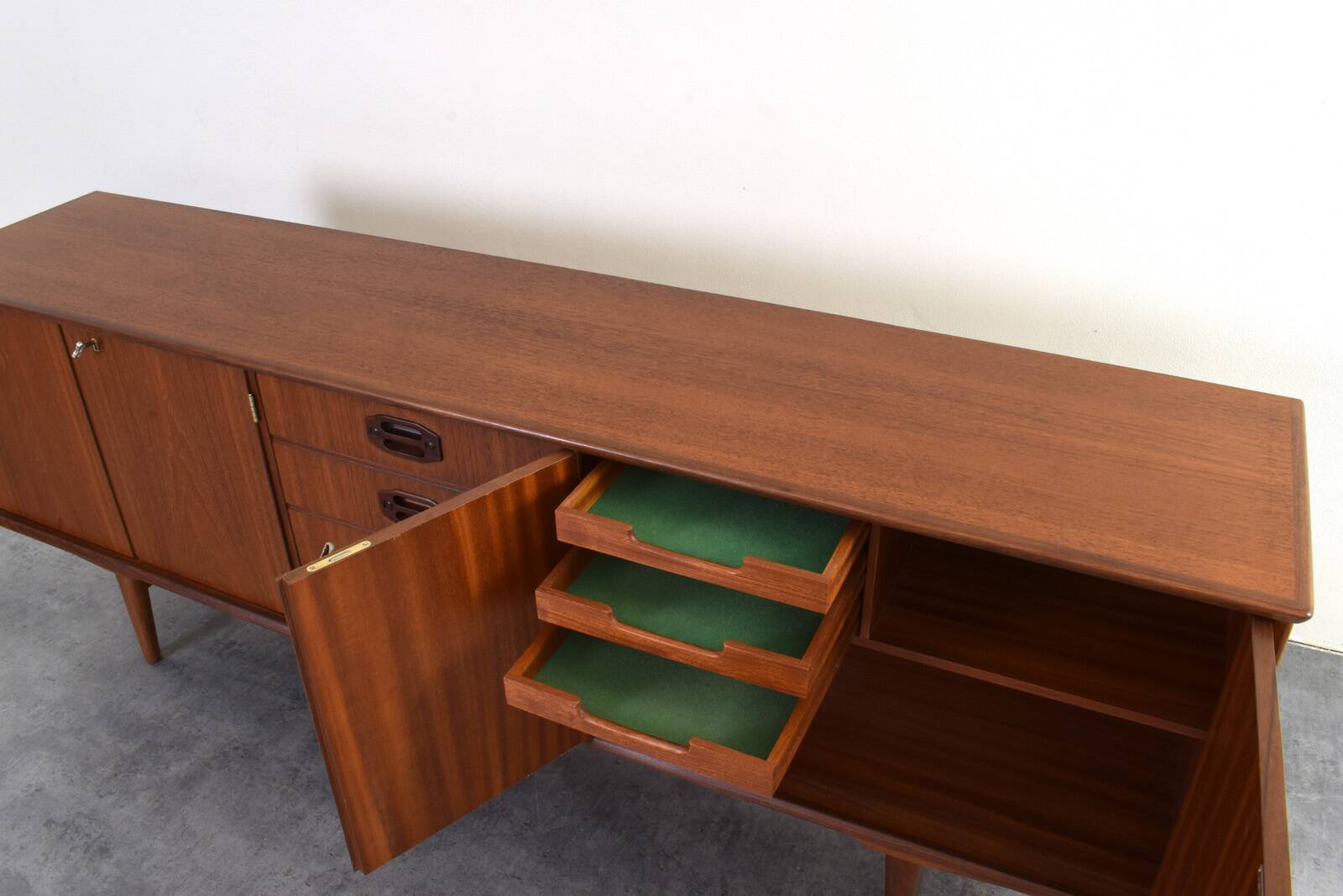 Mid-Century Danish Teak Sideboard, 1960s.