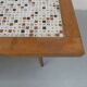 Vintage coffee table with mini tiles, tile table