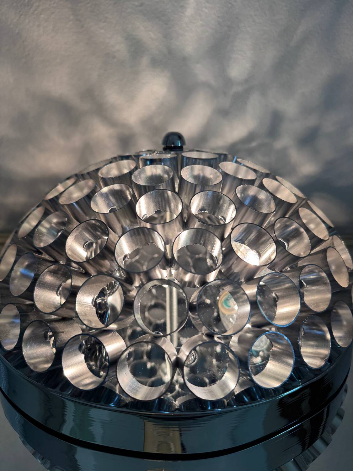 Plafonnier design aluminium années 2000
