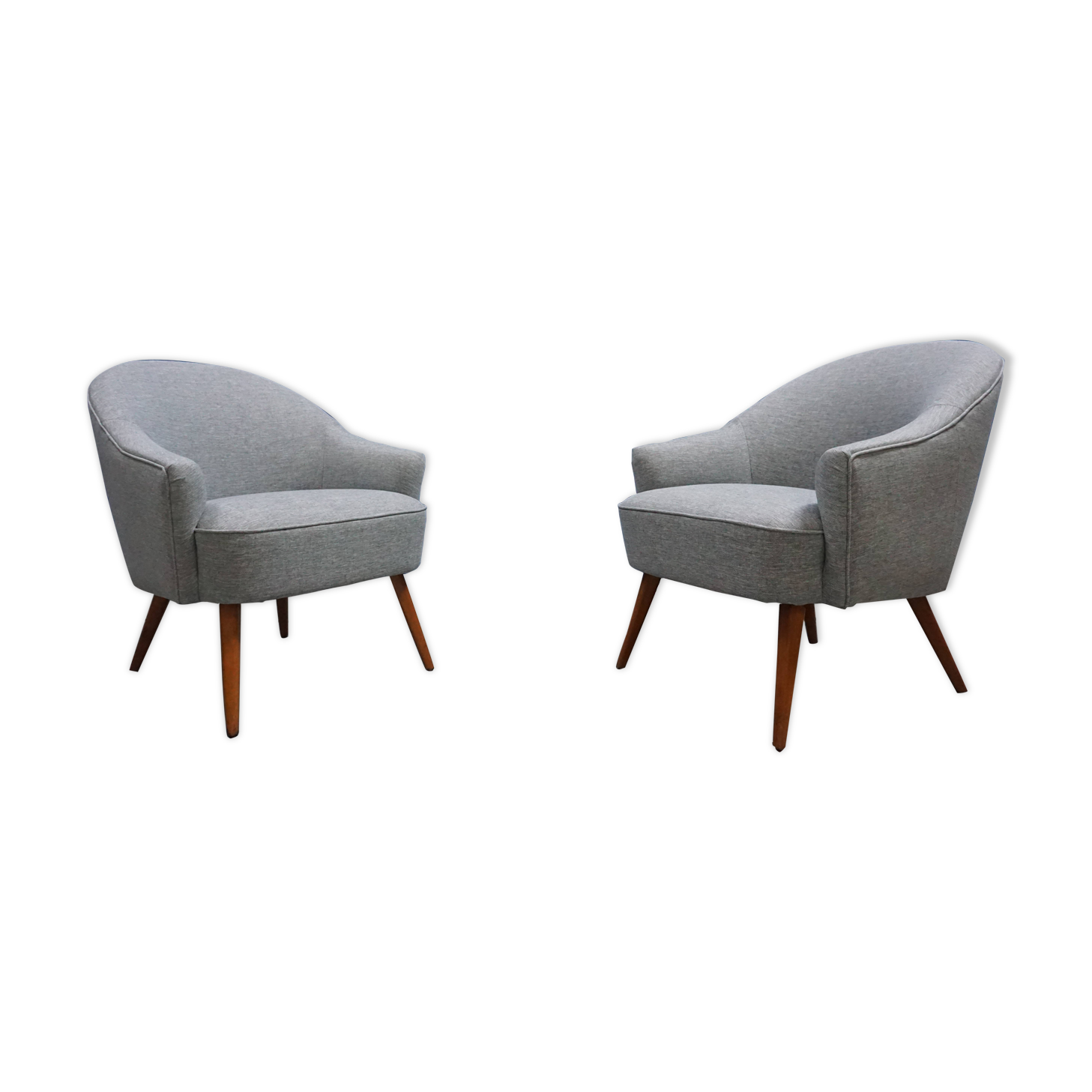 Paire de fauteuils 1950