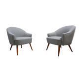 Paire de fauteuils 1950