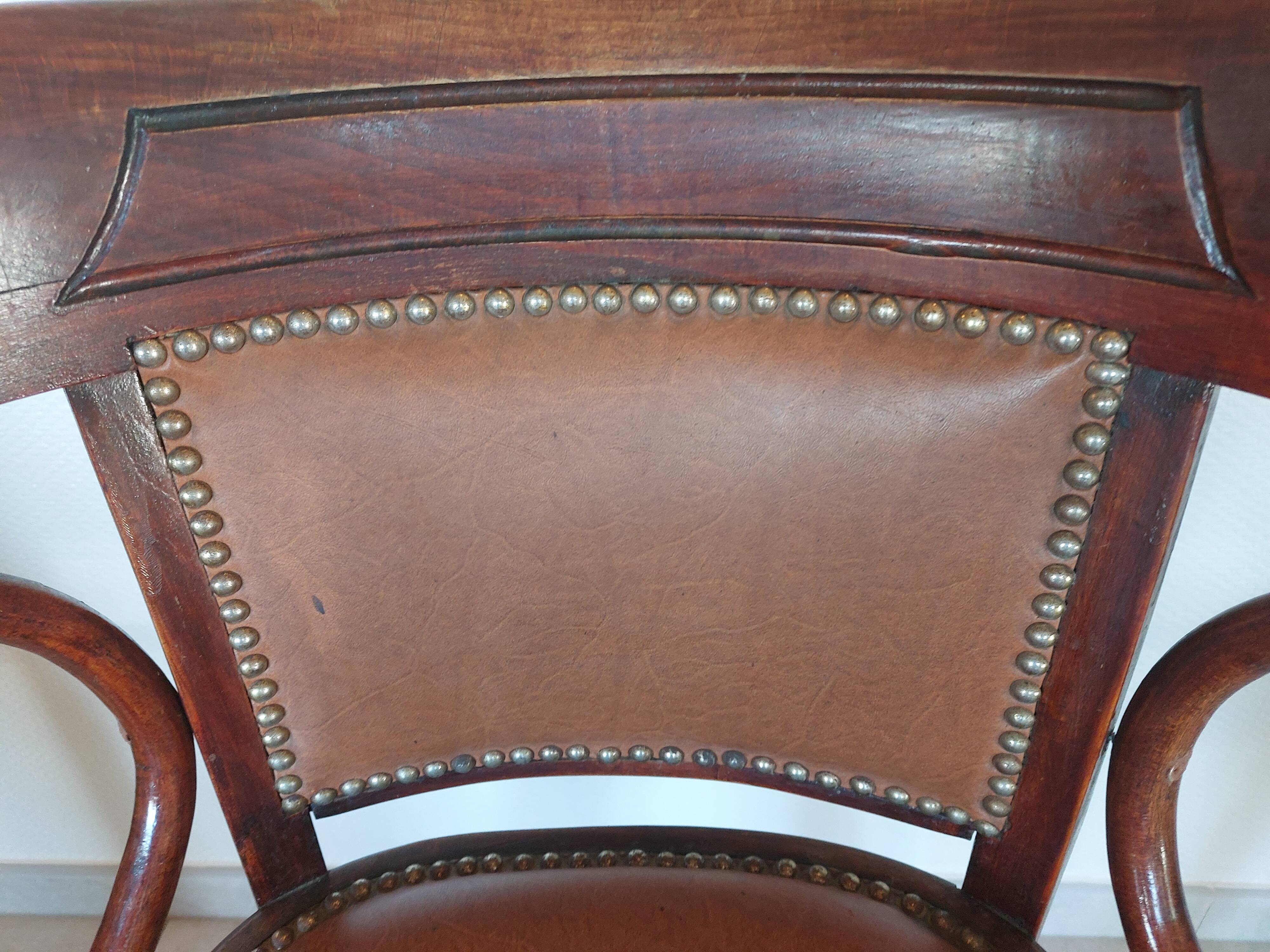 2 vintage Thonet armchairs