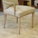 Rare pair of cerused oak armchairs, confidential creation attributed to Suzanne Guiguichon, 1940s.