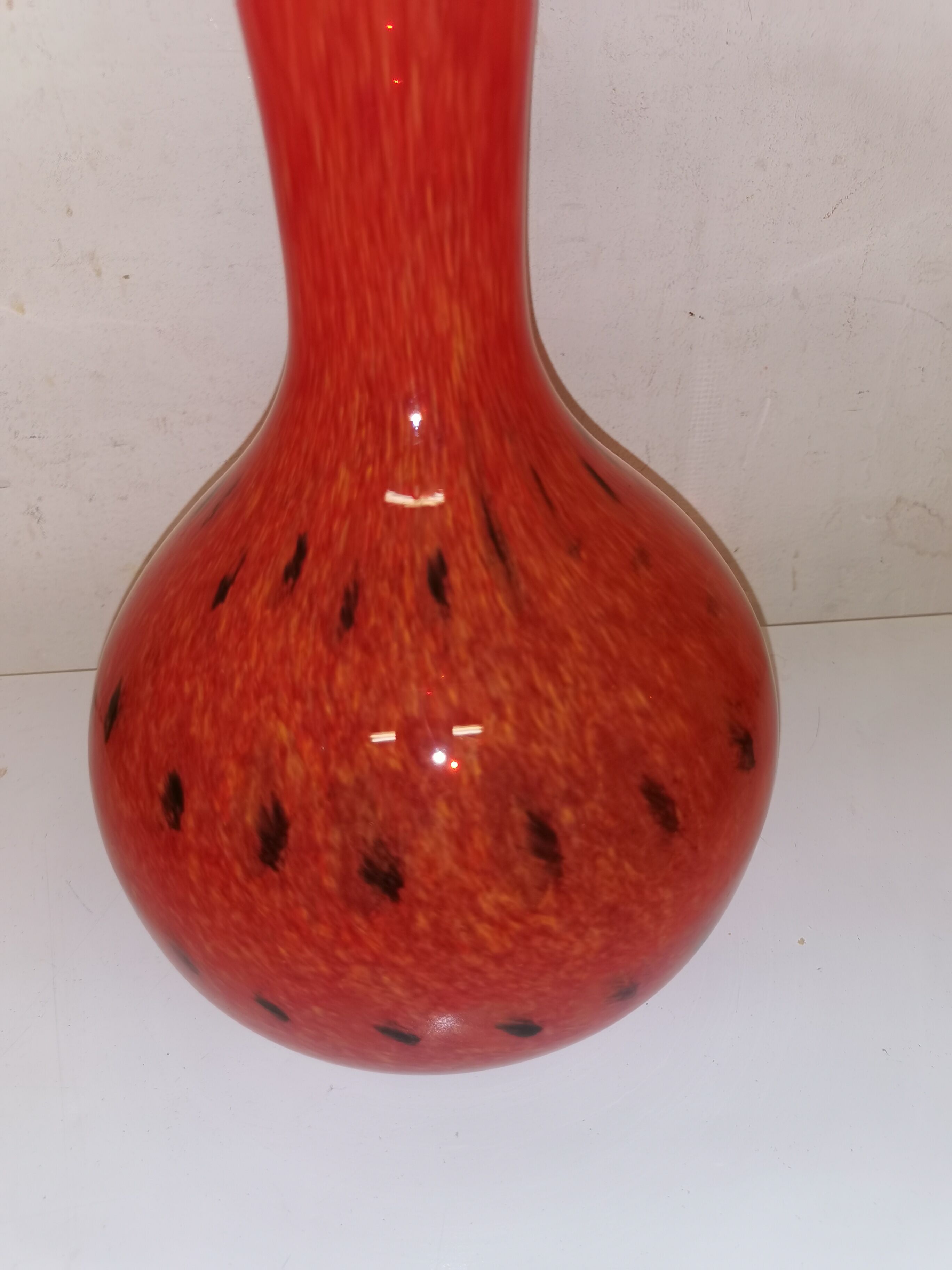 Vase en verre soufflé