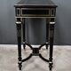 Blackened wood work table, Napoléon III period – 2nd half of the 19th century