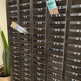 Old factory scoreboard or pointer