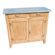 Patinated Parisian buffet – Zinc tray