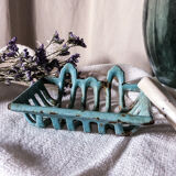 Cast-cast-or-white soap holder