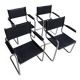 4 B34 armchairs by Marcel Breuer from the 1980s
