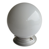 white opaline globe ceiling light