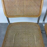 Set of 2 chairs Cesca B32 by Marcel Breuer