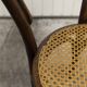 Ungvar Ungarn 1900 dark brown cane bistro chair