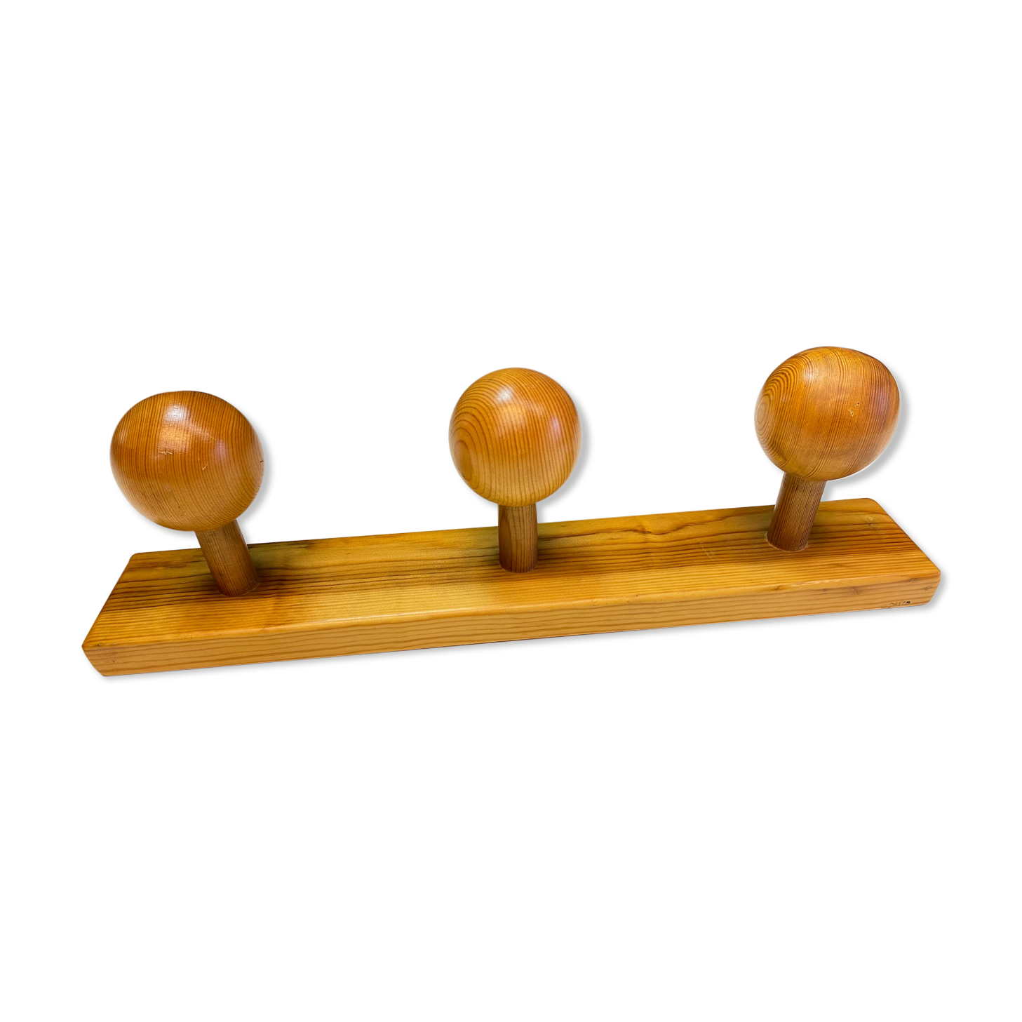 Portemanteaux wall patère Pin massif style chalet mountain vintage 80s