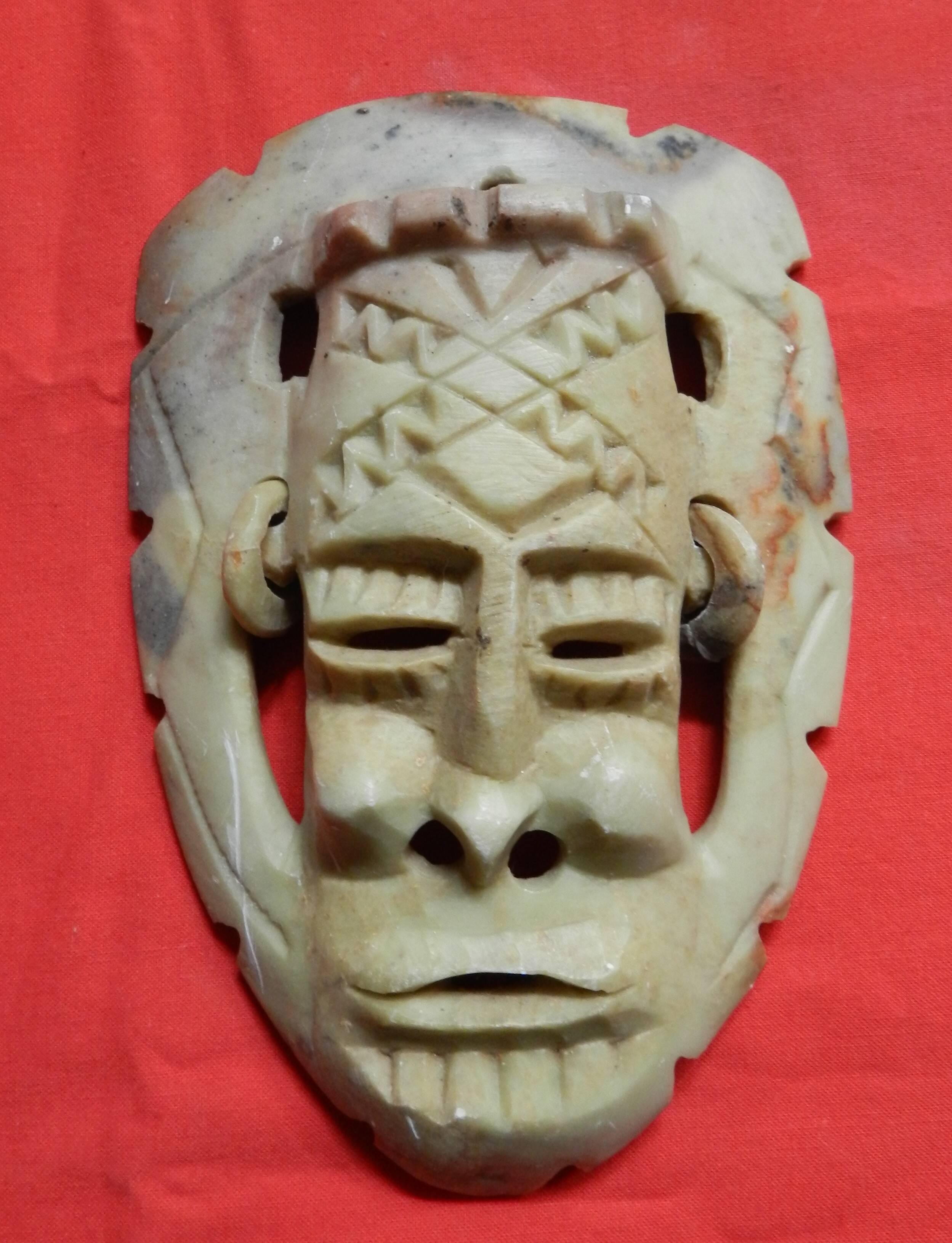Chinese jade mask