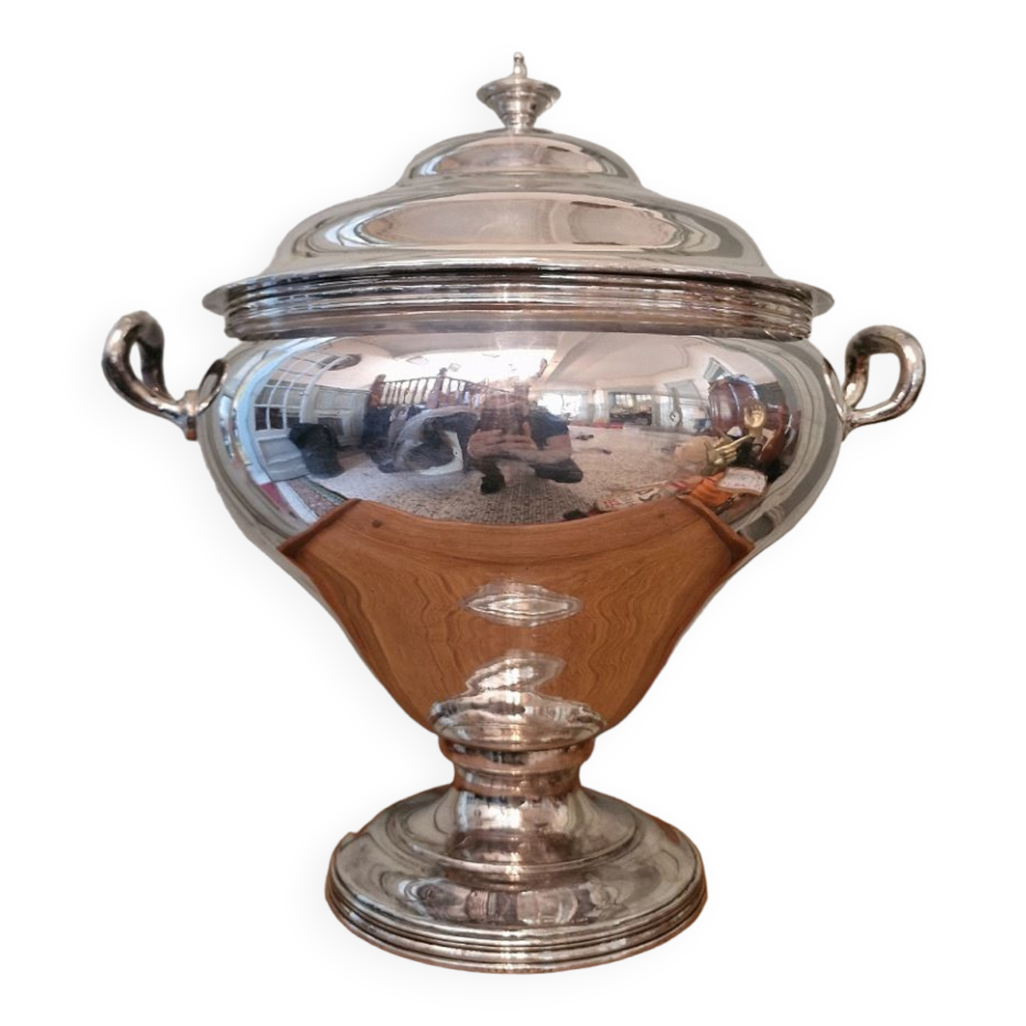 Vintage silver metal punch cup