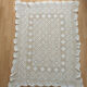 Vintage rectangular crochet tablecloth