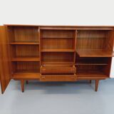 High Scandinavian style vintage teak sideboard from the 60s