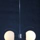 1940s Bauhaus Chandelier, Czechoslovakia