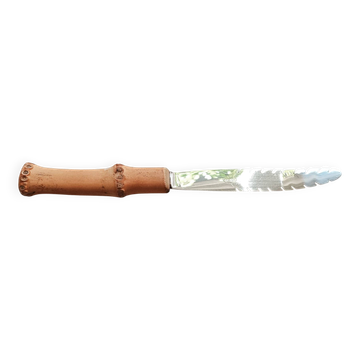Vintage grapefruit knife – Genuine bamboo handle – Mi style