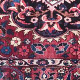 Large antique Persian carpet Bakhtiar handmade 210x327