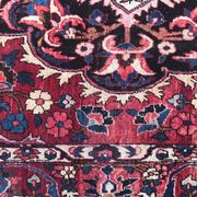 Large antique Persian carpet Bakhtiar handmade 210x327
