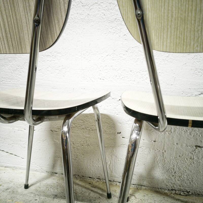 Formica chair duo