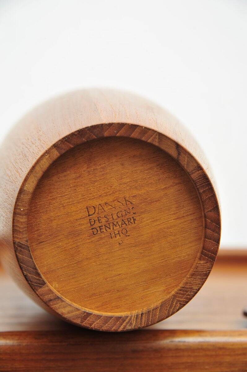 Teak ice bucket by Jens Quistgaard, 1960s