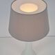 Vintage Glass Table Lamp by U. & O. Kristiansson for Luxus Vittsjö, Sweden, 1969