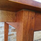 Oak table with two extensions