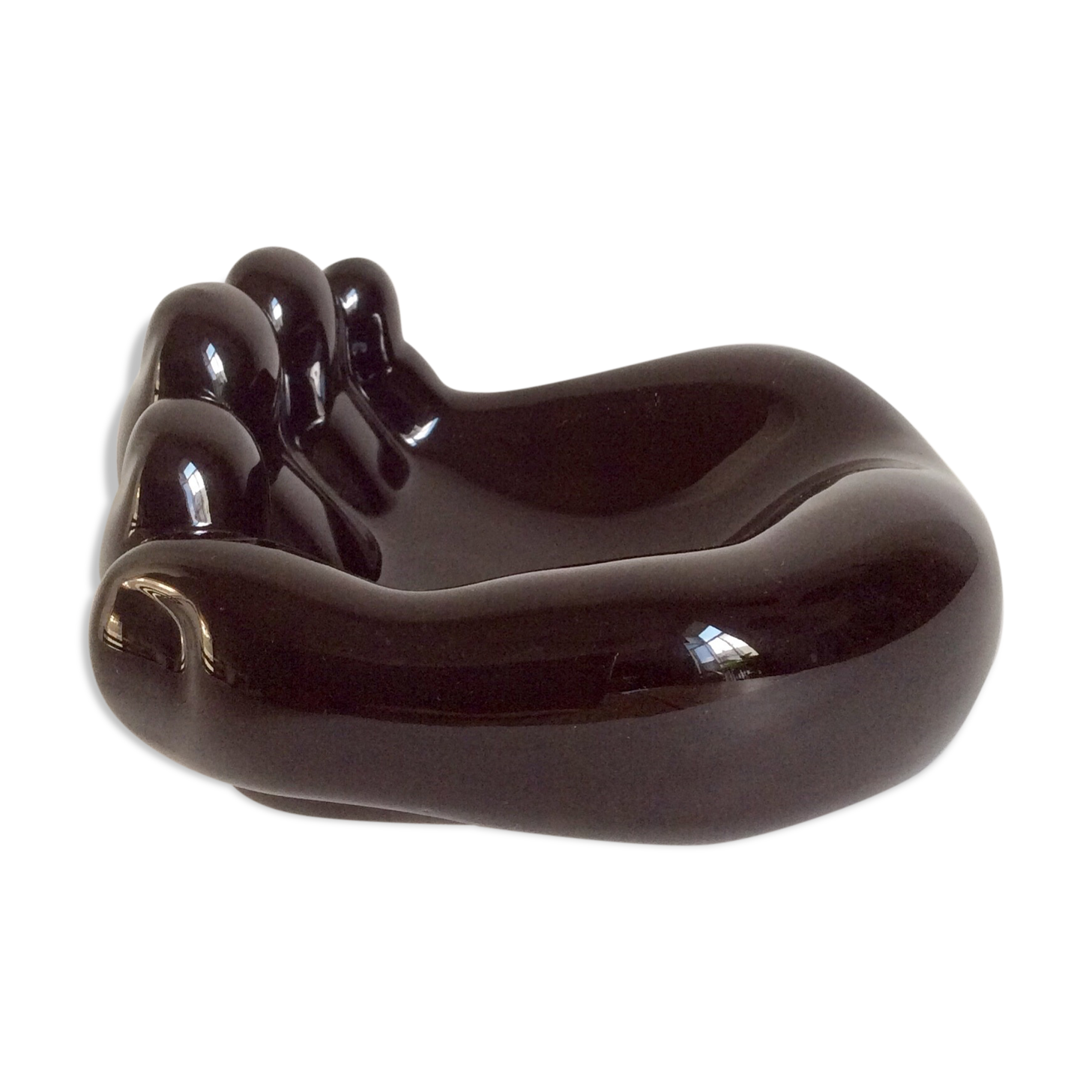 Black pocket hand ceramic, 60/70