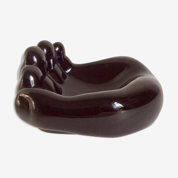 Black pocket hand ceramic, 60/70