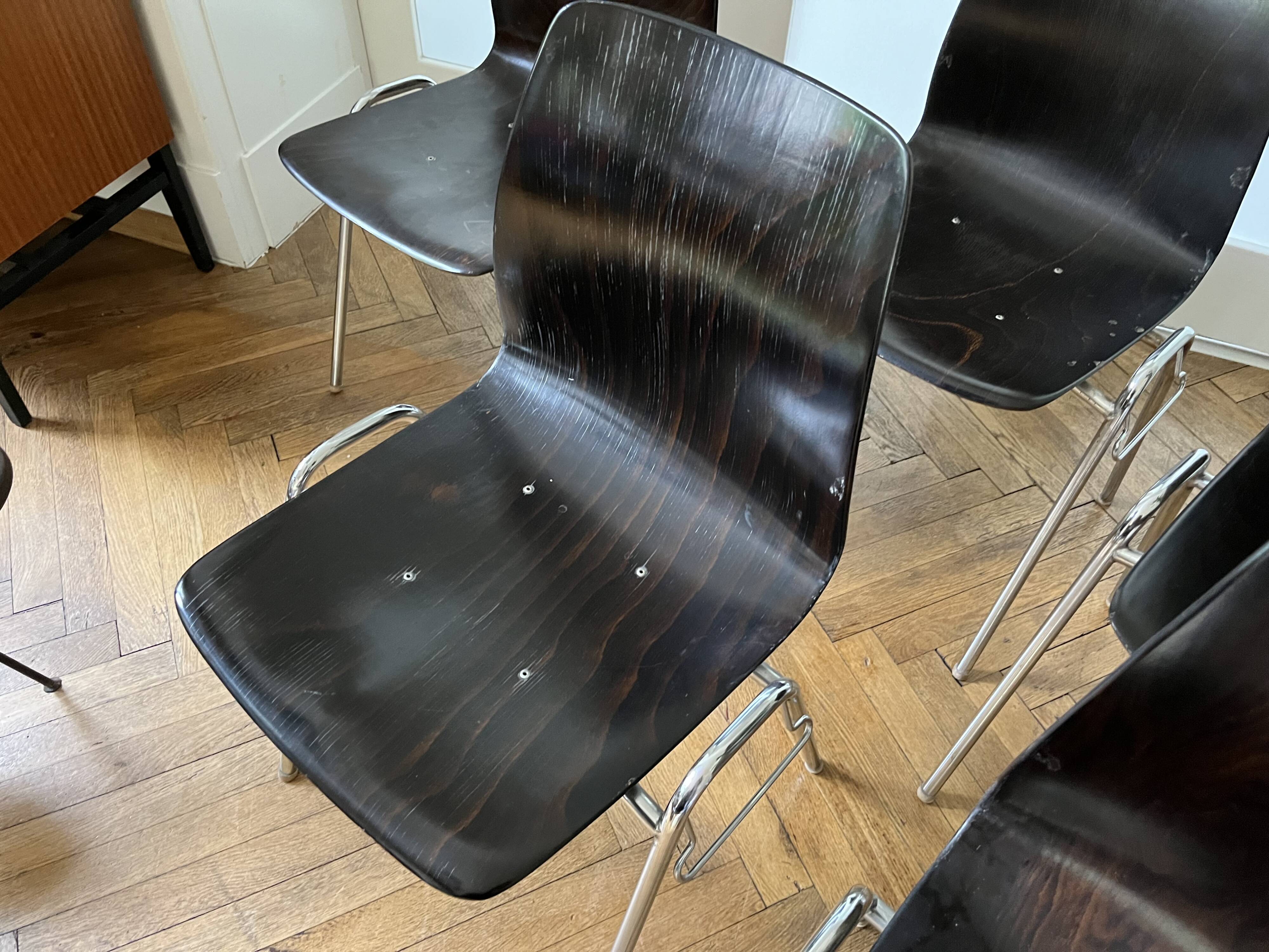 Galvanitas S26 Pagholz chair, 1960s