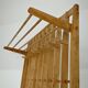 Wooden wall coat rack by Krasna Jizba