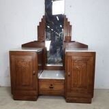 Vintage art deco cabinet with mirror