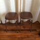 Lot of 2 stools years 60/70 skai