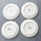 Set of 4 vintage desert plates by Longchamp