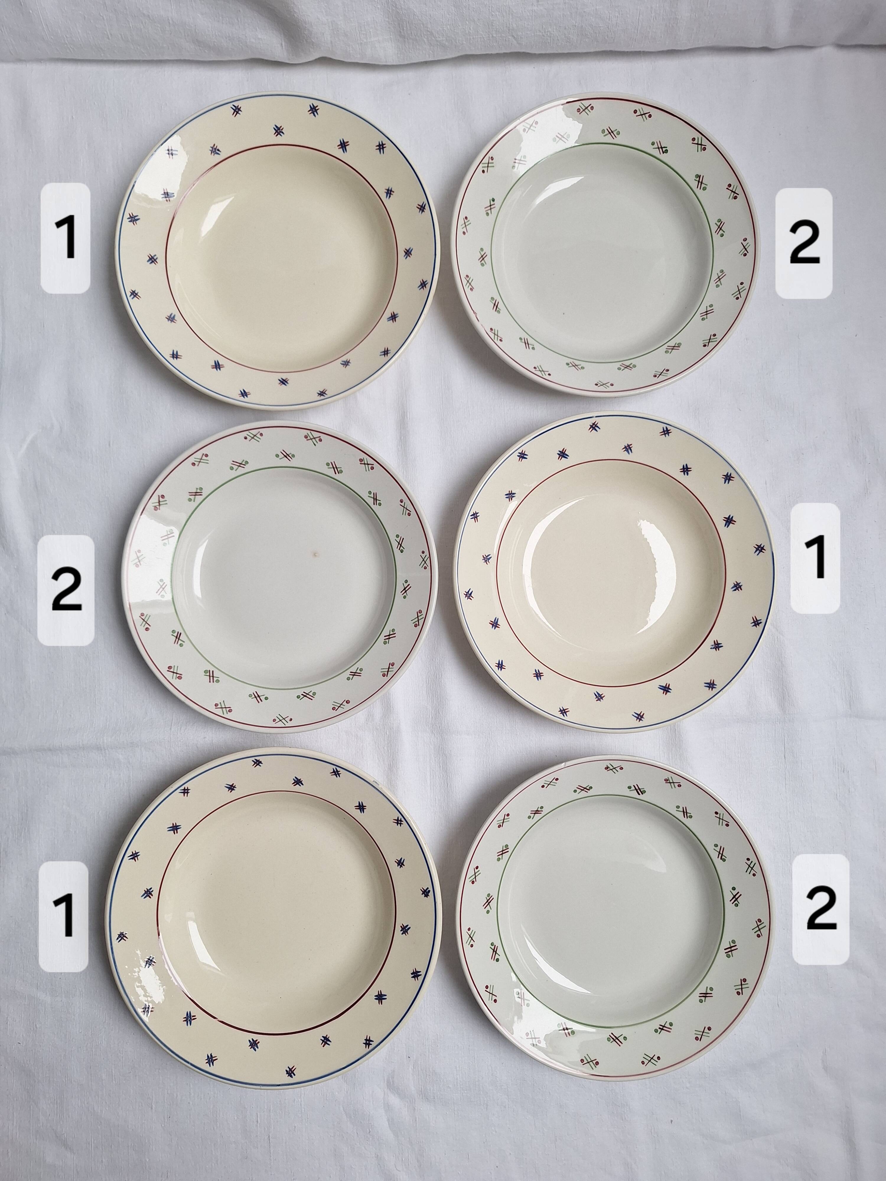 Lunéville soup plates 1910-1950