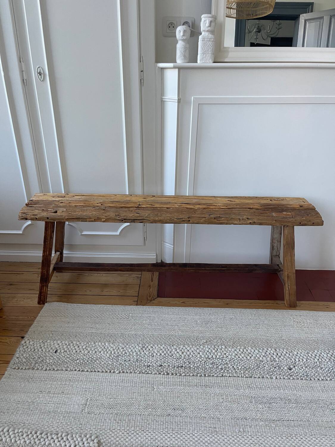 Vintage wooden bench