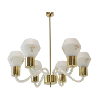 Lustre du milieu du siècle Kamenicky Senov années 1960