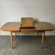 Schreiber Mid Century Extending Formica Dining Table Beech Legs 1960s-70s
