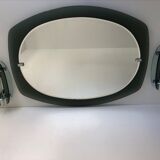 Veca mirror and 2 matching Veca wall lights made in Italy