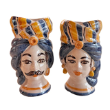 Sicilian vase - blue