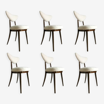 6 chaises, par Kurmanowicz, années 1960